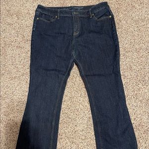 The Limited jeans.  Bootcut 312.  Dark wash.  Bootcut.